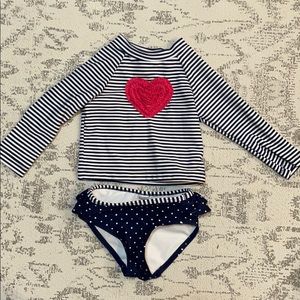 Baby girl two piece swimsuit